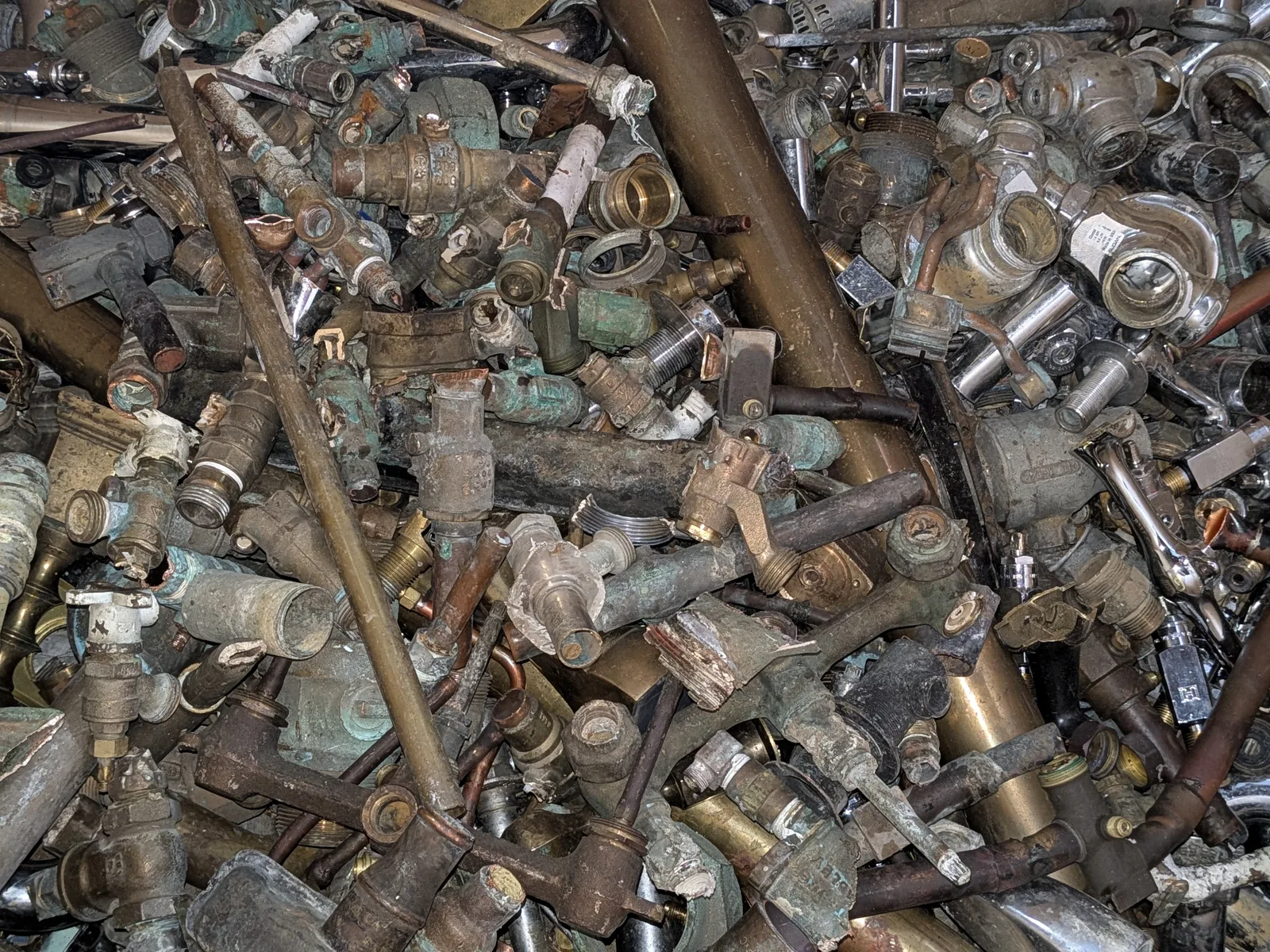 Yellow Brass scrap metal example