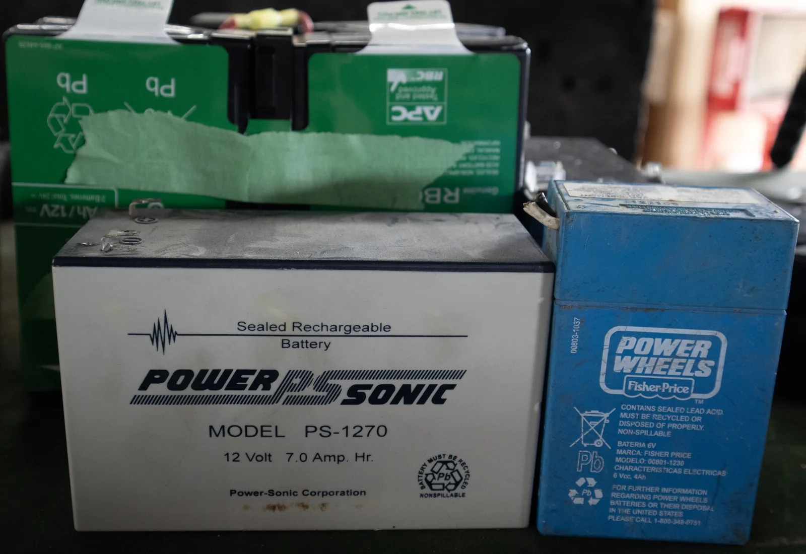 Non-Auto Battery scrap metal example