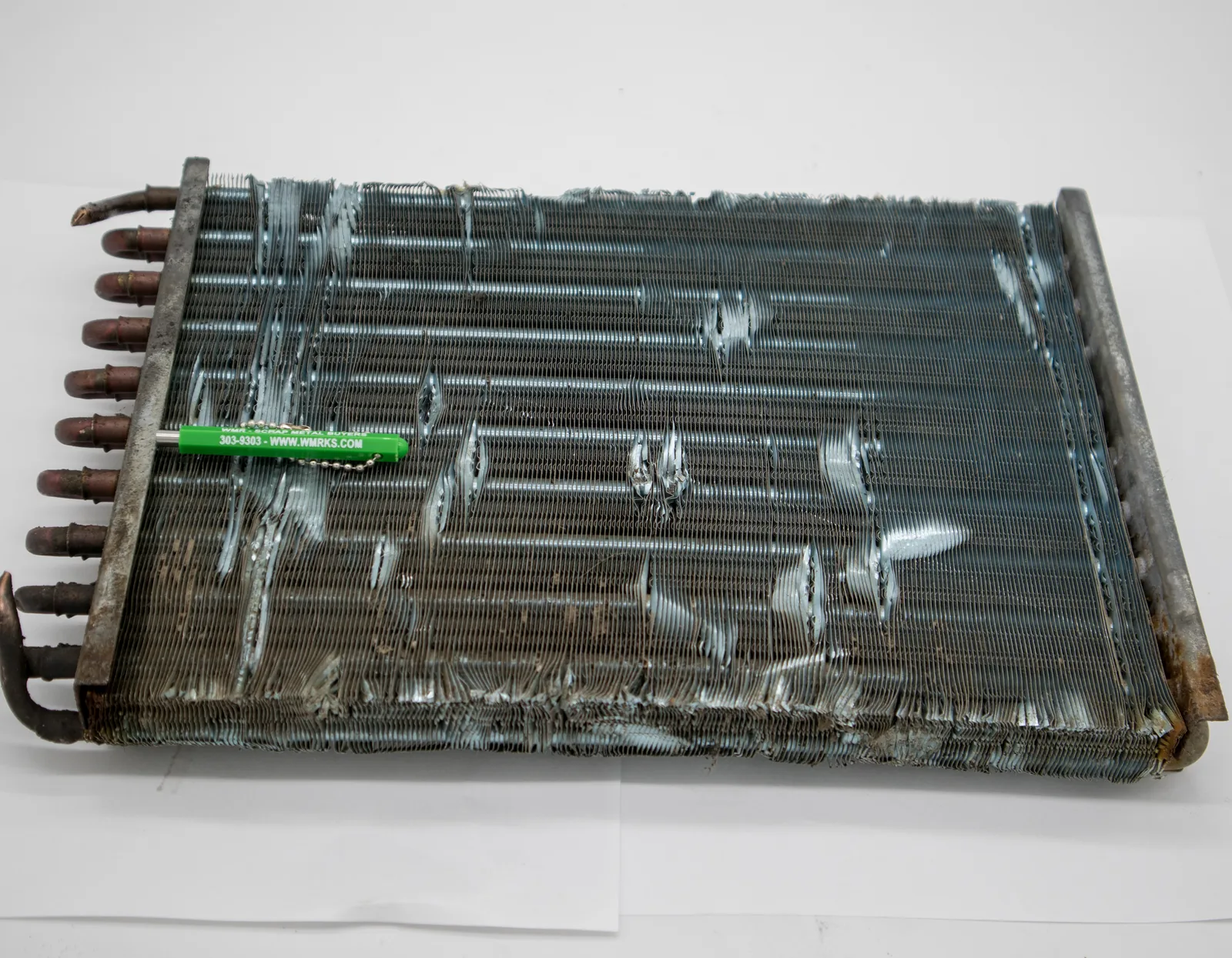 Al/Cu Reefer Coil Irony scrap metal example