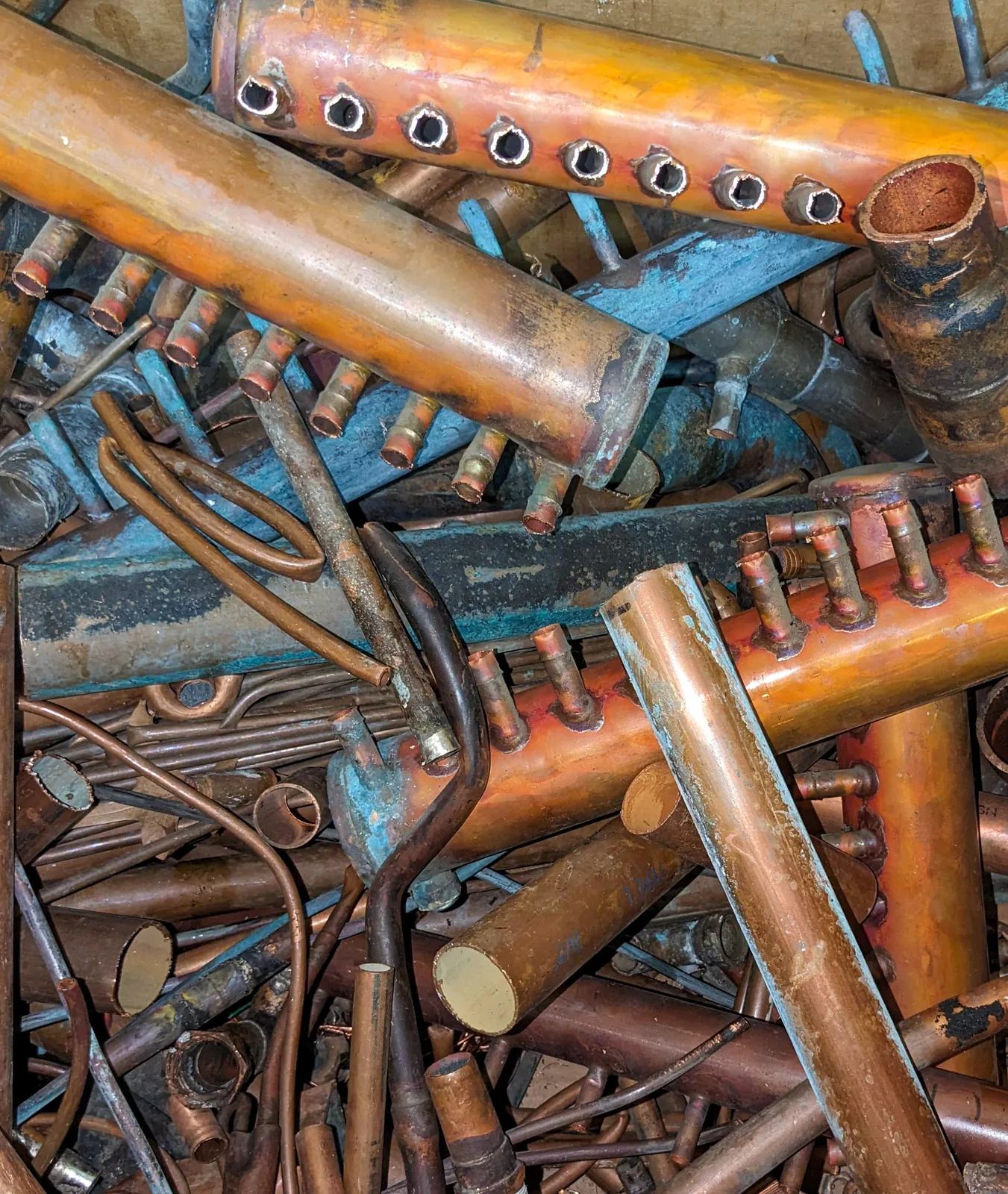 Copper #2 scrap metal example