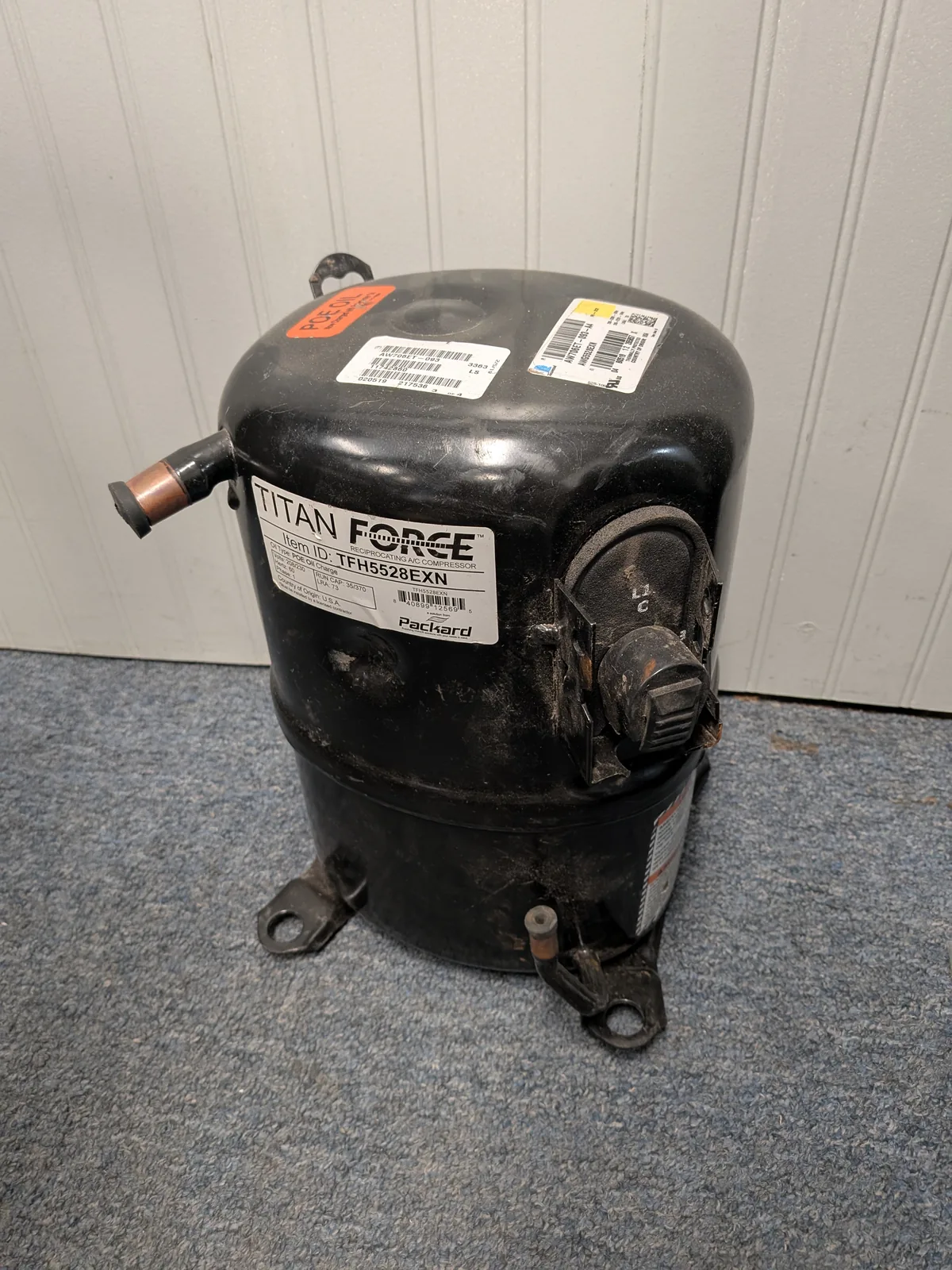 Compressor (AC) scrap metal example